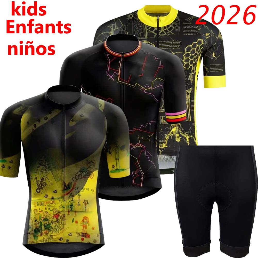 Cycling Gear Outfit - Kids France Tour 2026 Cycling Jersey