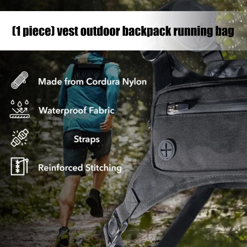 Reflective Cycling Vest - Reflective Vest Bag Light Weight Chest