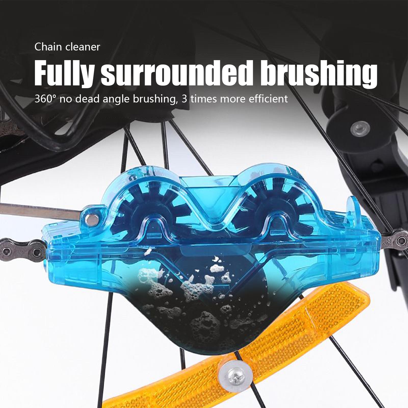 Bike Chain Cleaner - Bike Chain Scrubber Efficient Bicycle Frog