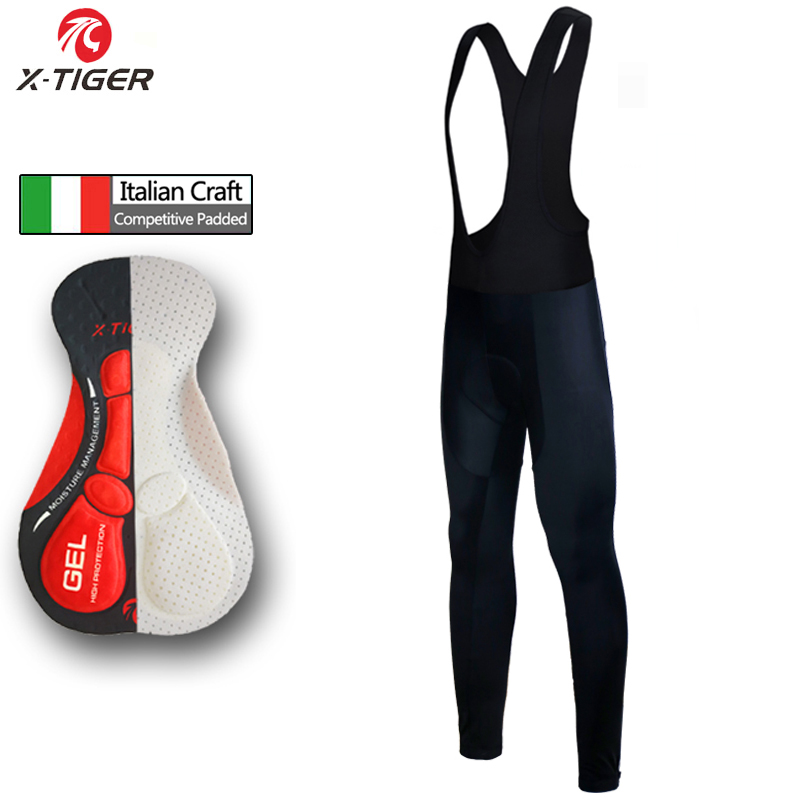Cycling Gear Pants - X-Tiger Cycling Bibs Pants For Men