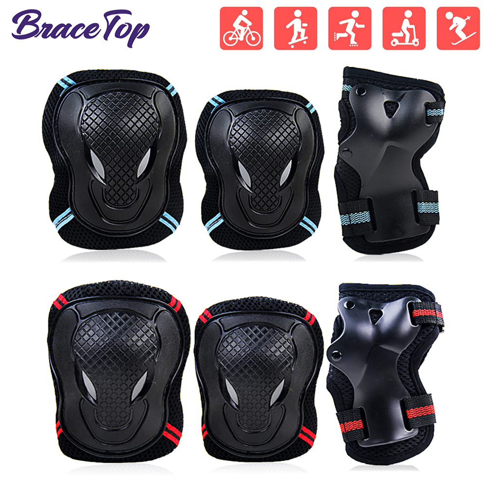 Cycling Protective Gear Kids - 6Pcs/Set Sports Protective Gear Set Skating