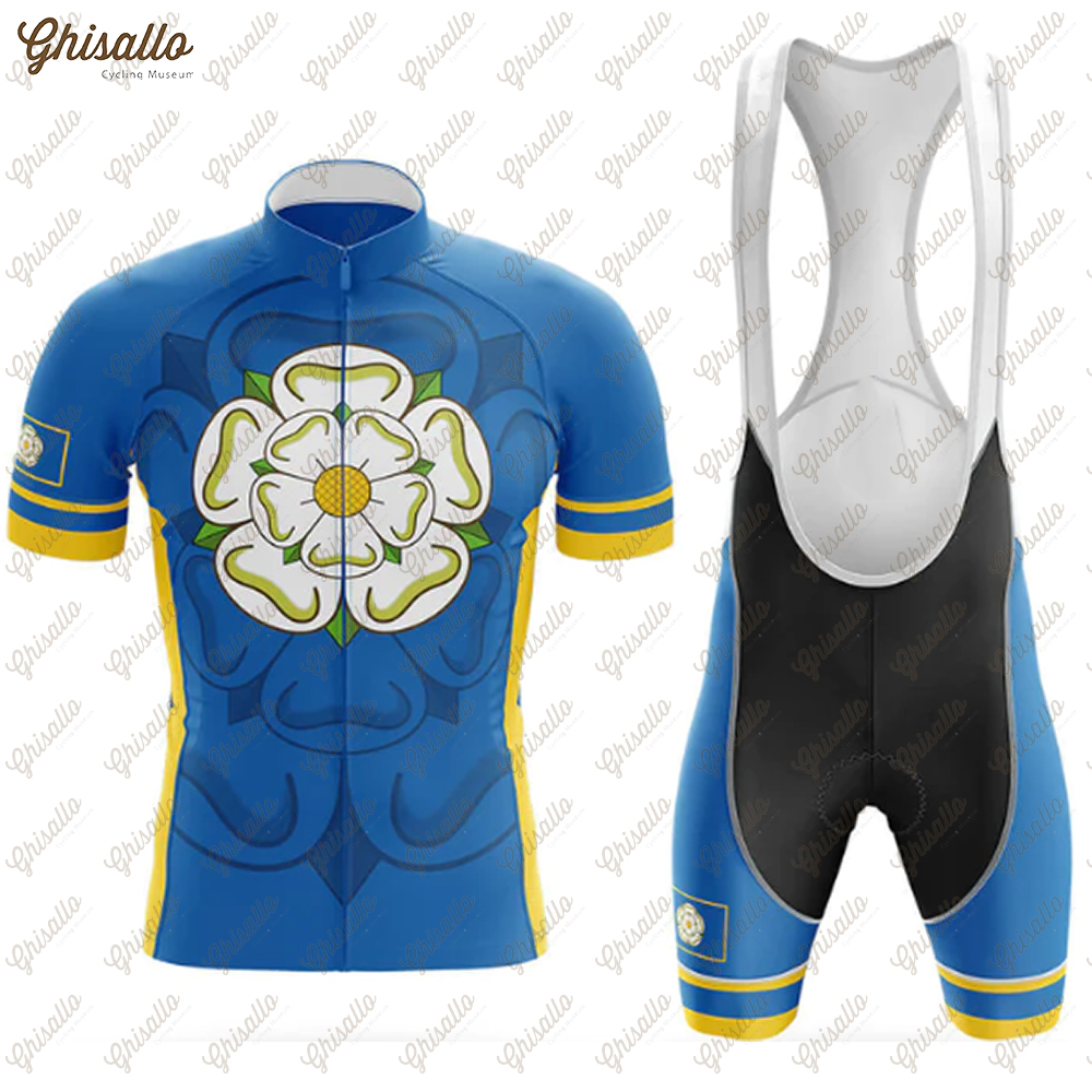 Cycling Gear Jersey - Yorkshire Cycling Jersey Set for Men,