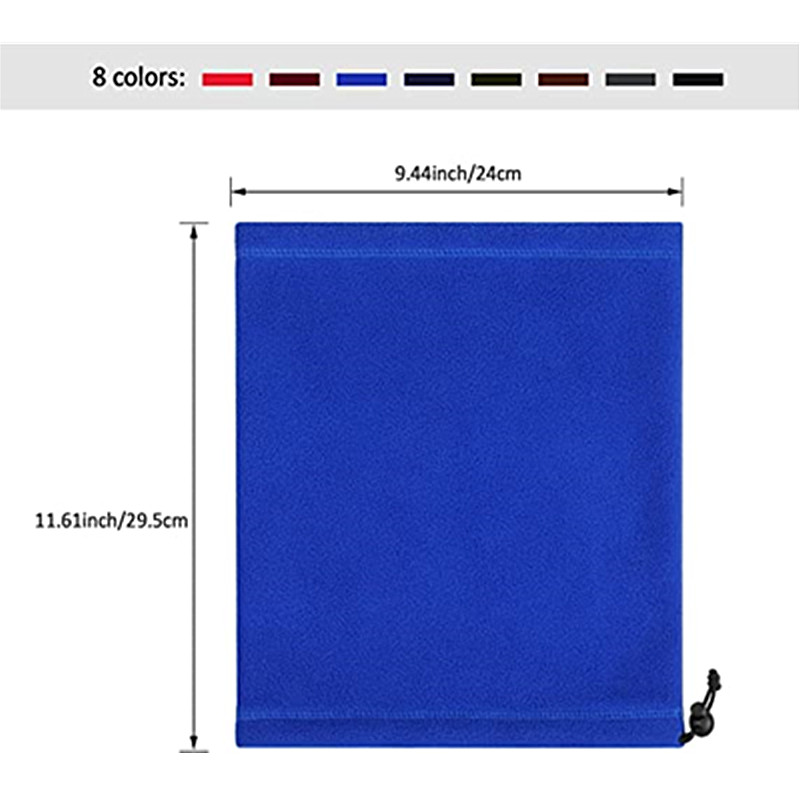 Polar Fleece Neck Scarf Winter - Cycling Buff Neck Warmer avaliação e preço