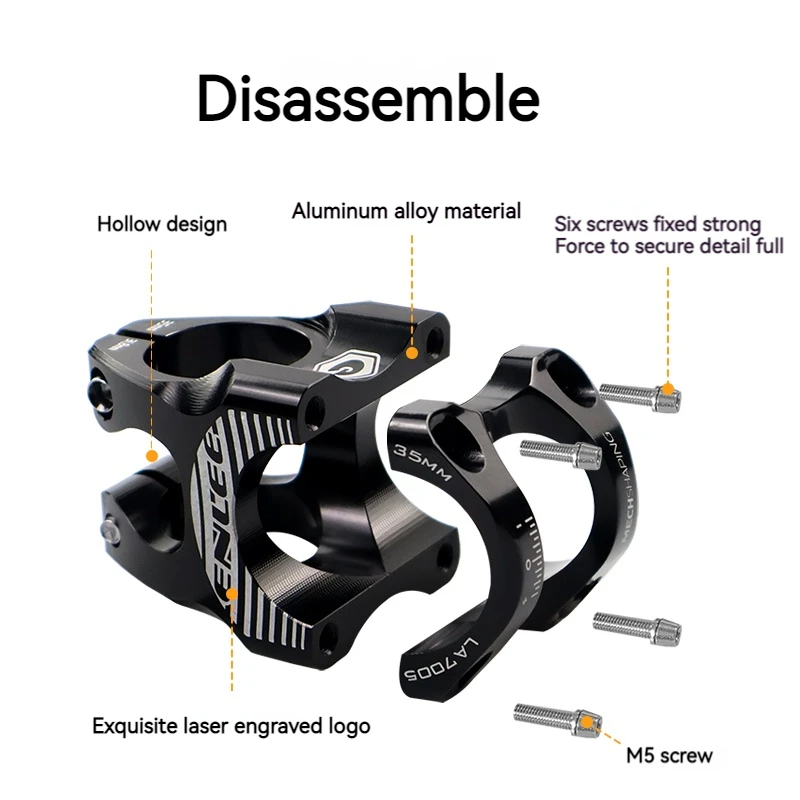 ENLEE Mountain Bike Handlebar  - Bike Stem Riser avaliação e preço