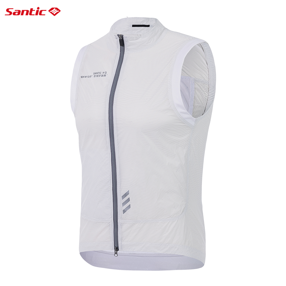 Santic Cycling Jerseys Summer  - Reflective Cycling Vest avaliação e preço