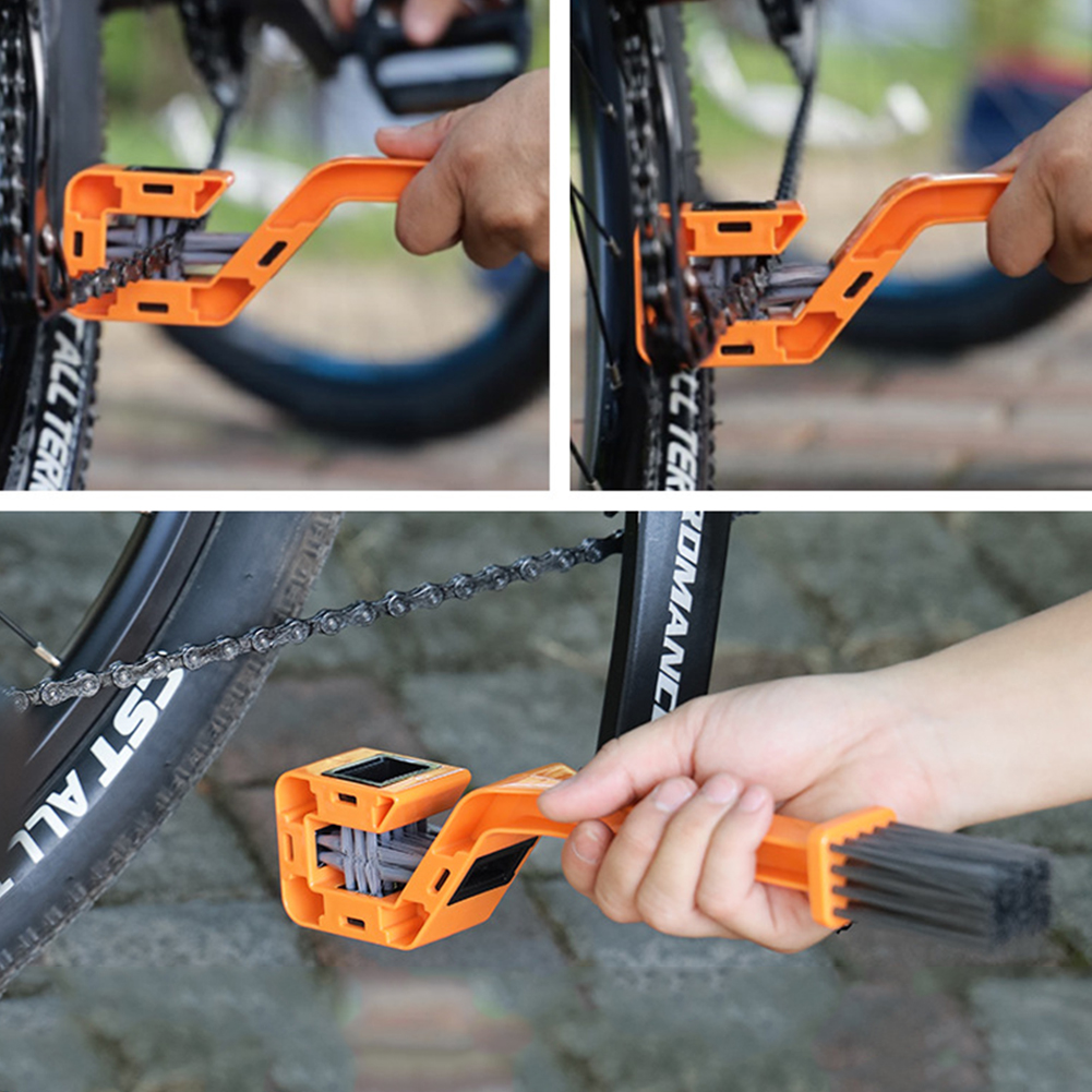 Bicycle Chain Clean Brush Doub - Bike Chain Cleaner avaliação e preço