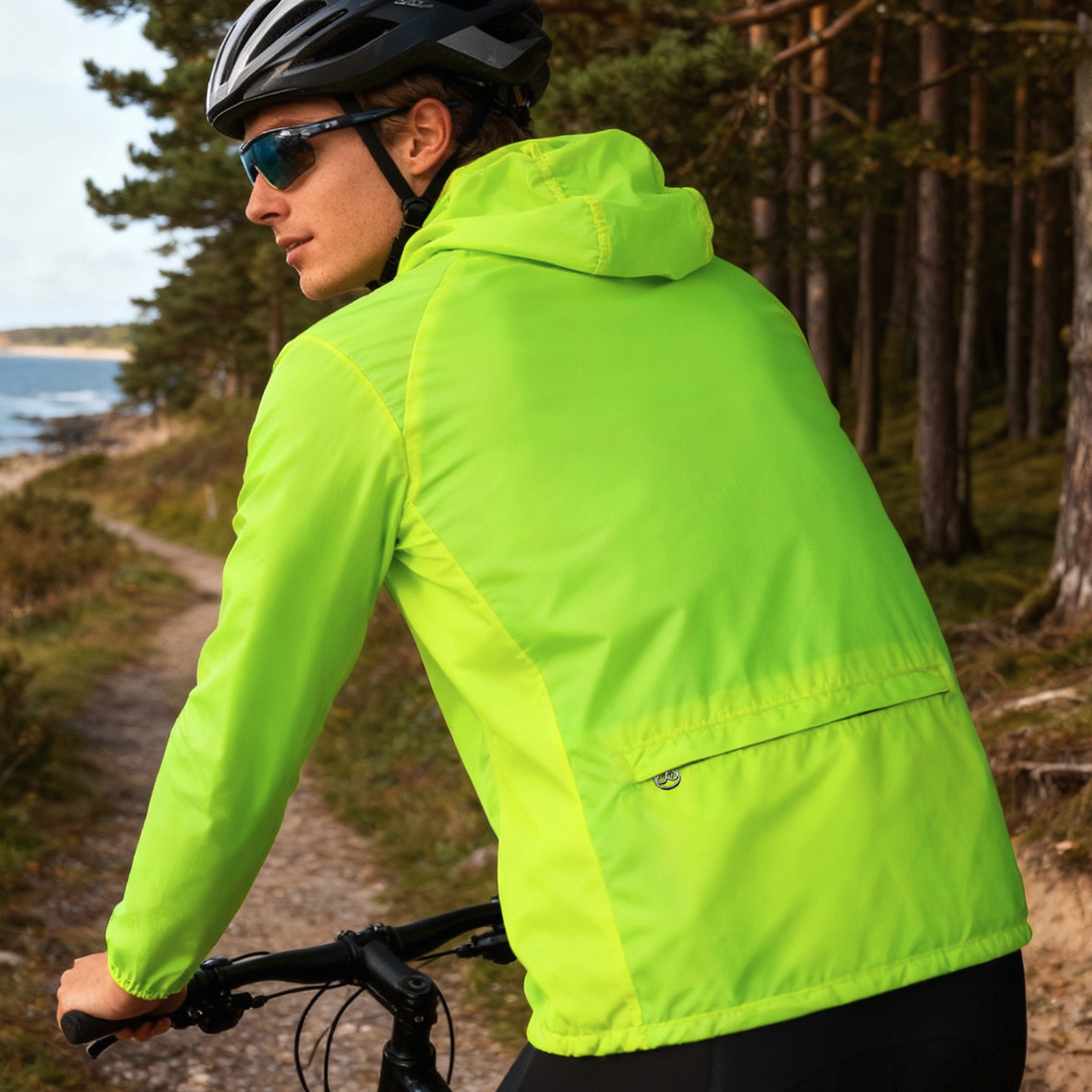 WOSAWE Winproof Running Jacket - Cycling Gear Rain avaliação e preço