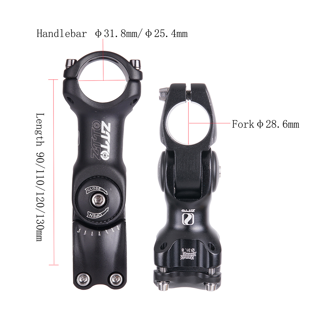 ZTTO Bicycle Adjustable Stem 3 - Bike Stem Riser avaliação e preço