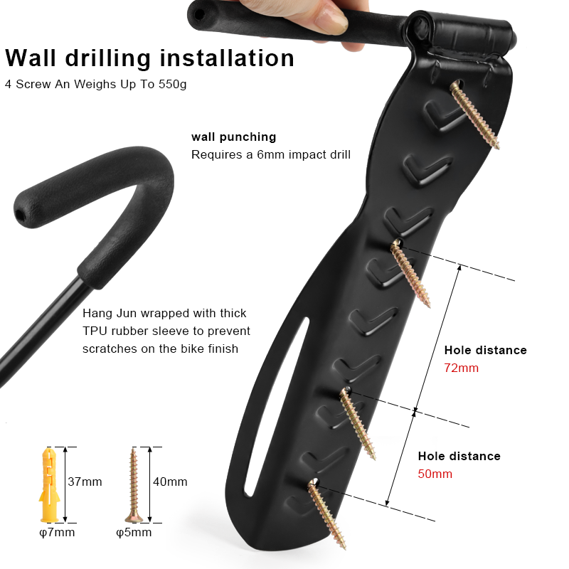 Bicycle Stand Wall Mount Bike  - Cycling Gear Wall Storage avaliação e preço
