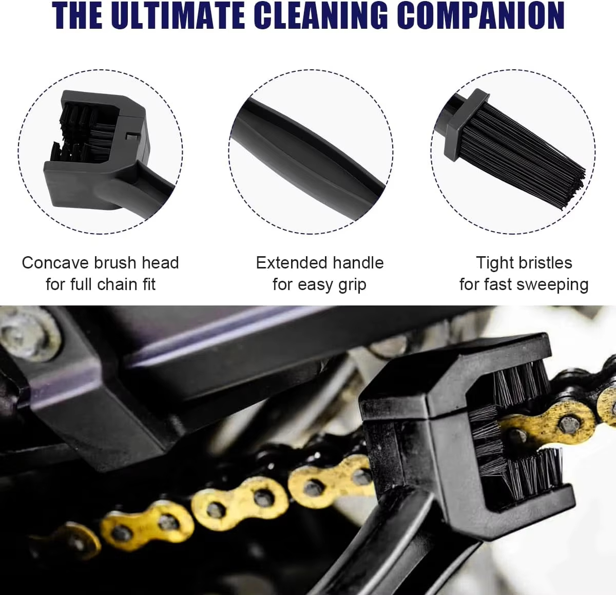 Portable Plastic Chain Cleaner - Bike Chain Cleaner avaliação e preço