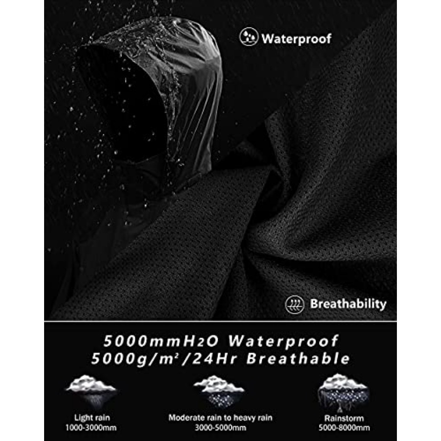 33, 000ft Men's Rain Suit Pack - Cycling Gear Rain avaliação e preço