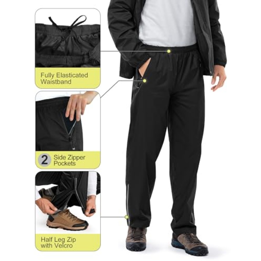 33, 000ft Men's Rain Suit Pack - Cycling Gear Rain avaliação e preço