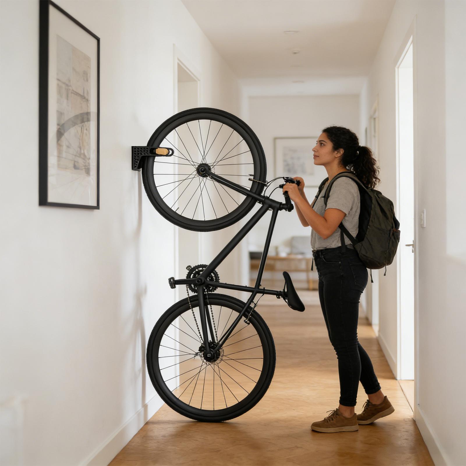 Road Bike Hanging Rack Wall Bi - Cycling Gear Wall Storage avaliação e preço