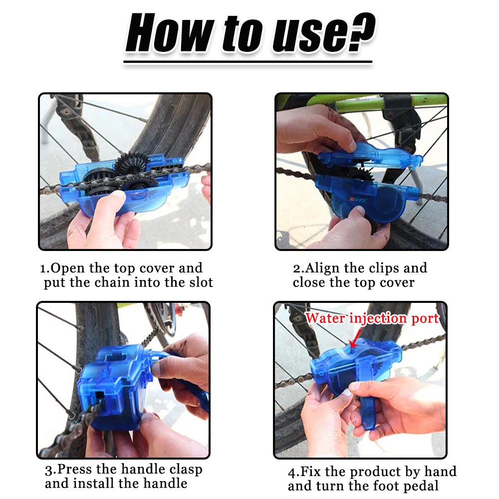 Chain Cleaner Cleaning Bicycle - Bicycle Chain Lubricant avaliação e preço