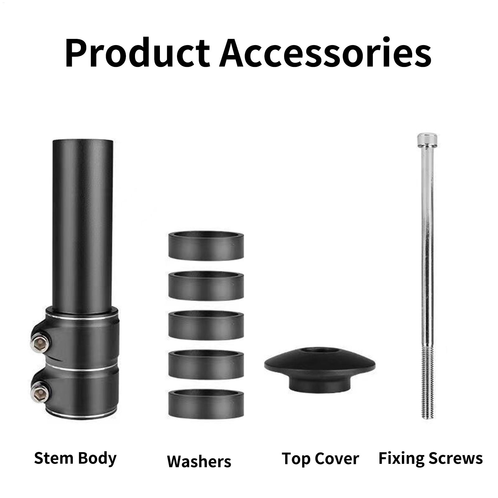 Handlebar Risers Adjustable Al - Bike Stem Riser avaliação e preço