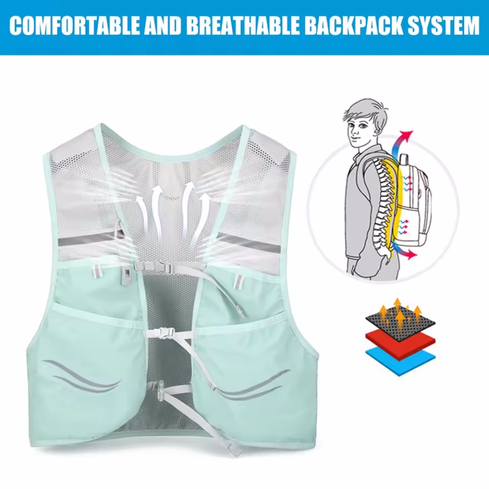 Reflective Running Vest Hydrat - Reflective Cycling Vest avaliação e preço
