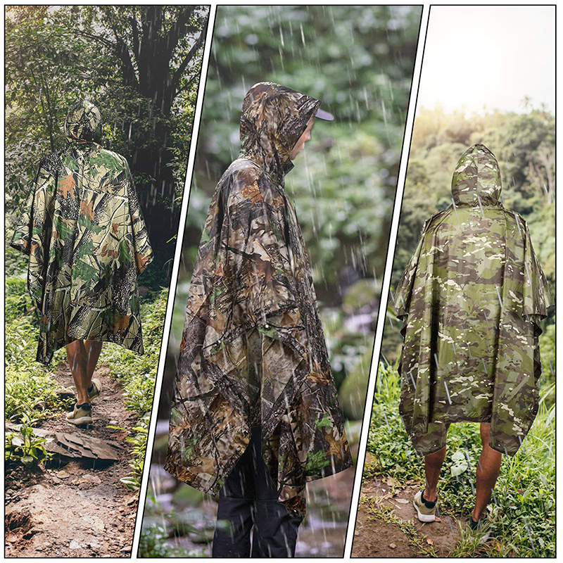 Rain Coat Camouflage Tactical  - Cycling Gear Rain avaliação e preço