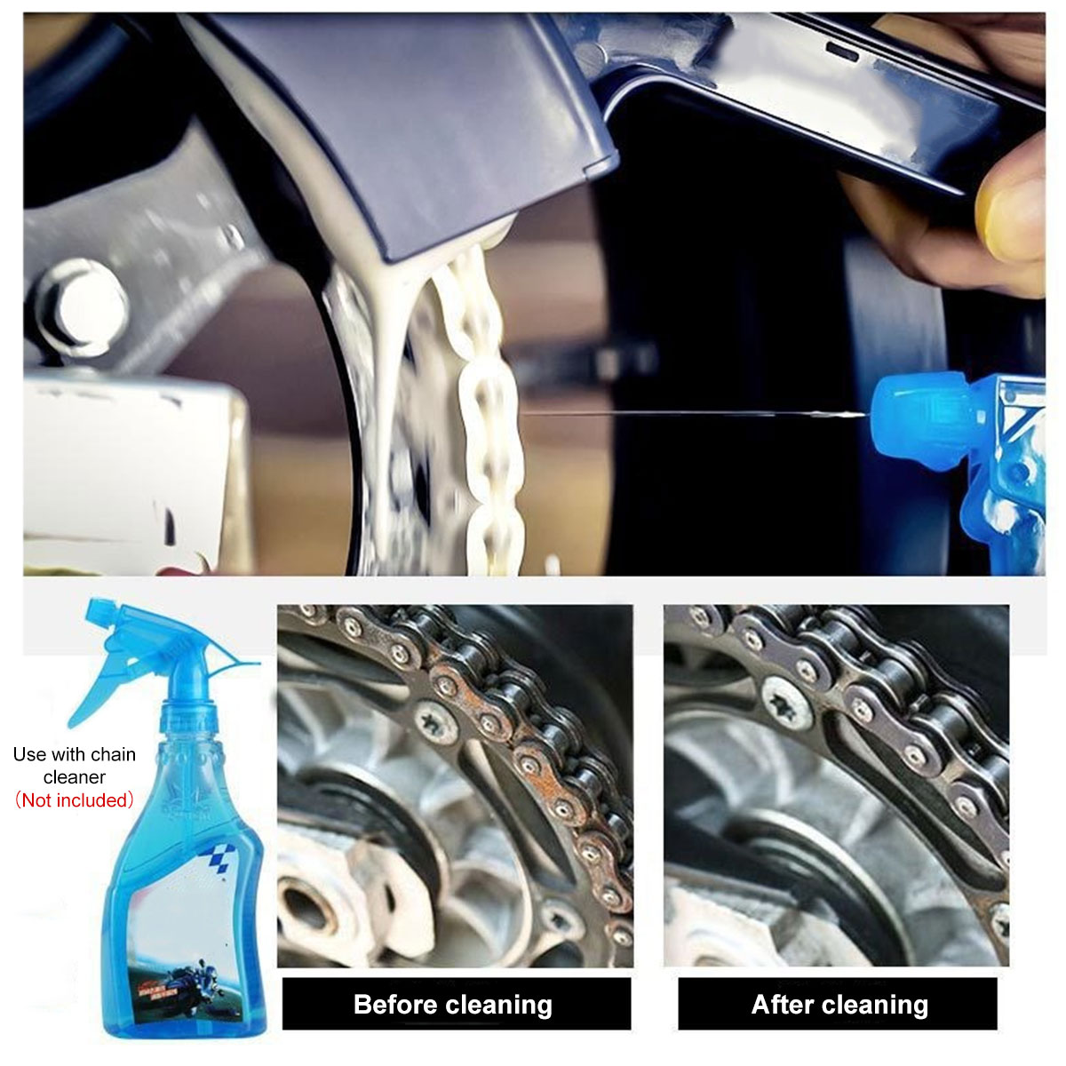 Motorcycle Bike Chain Cleaner  - Bike Chain Cleaner avaliação e preço