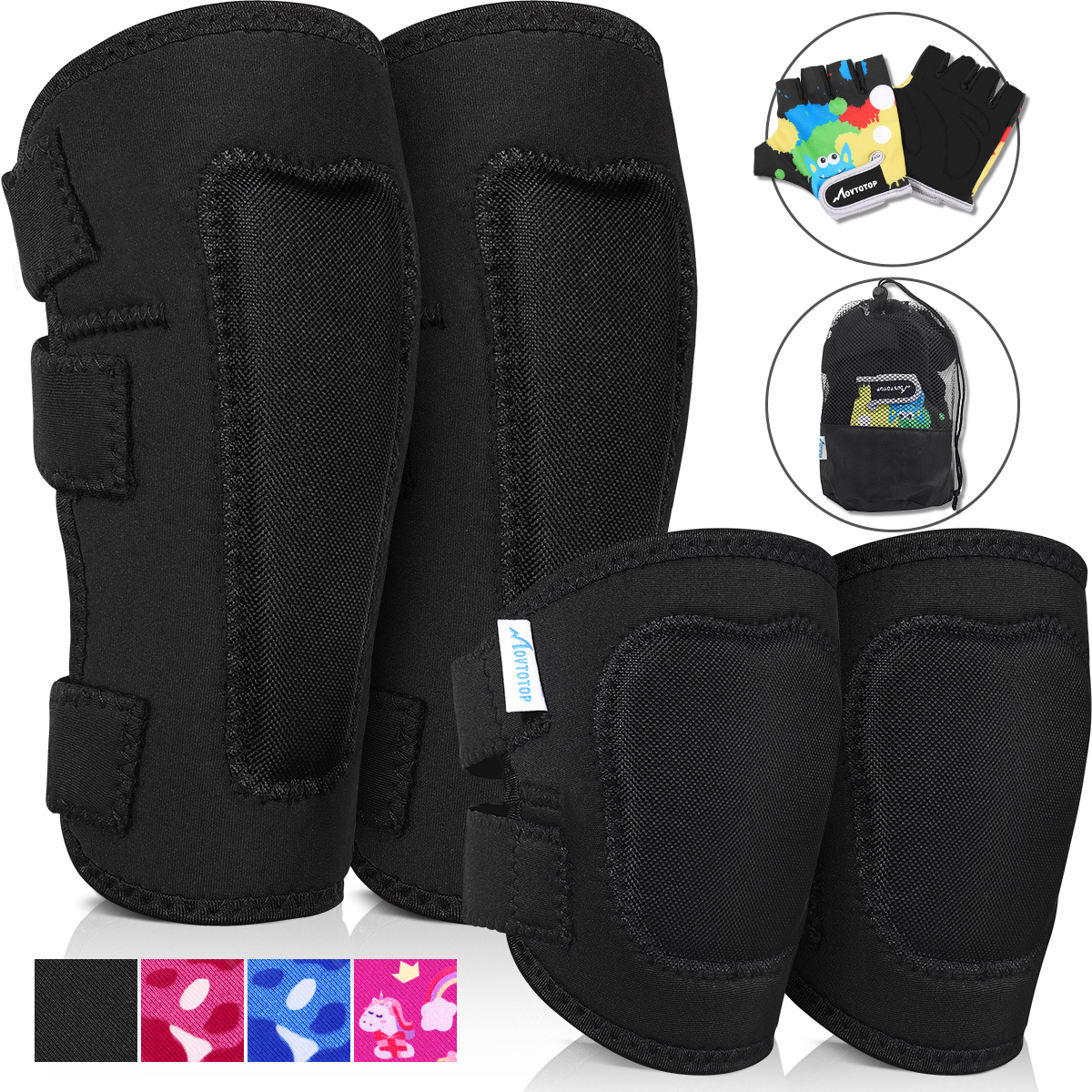 MOVTOTOP Protective Gear Set K - Cycling Protective Gear Kids avaliação e preço