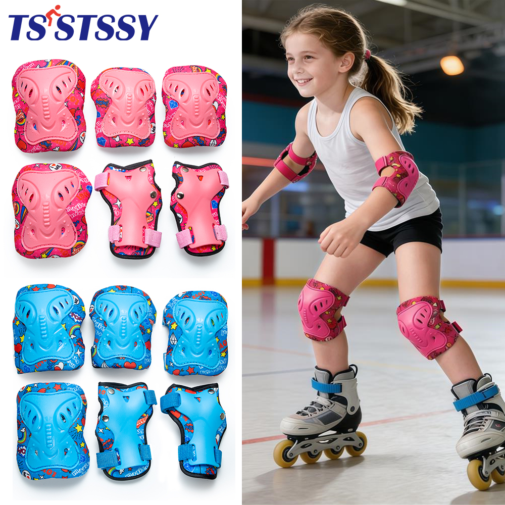 6Pcs/Set 3-12 Years Kids Prote - Cycling Protective Gear Kids avaliação e preço