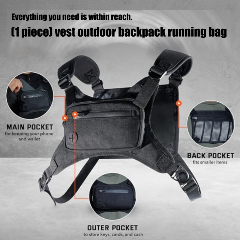 Reflective Vest Bag Light Weig - Reflective Cycling Vest avaliação e preço