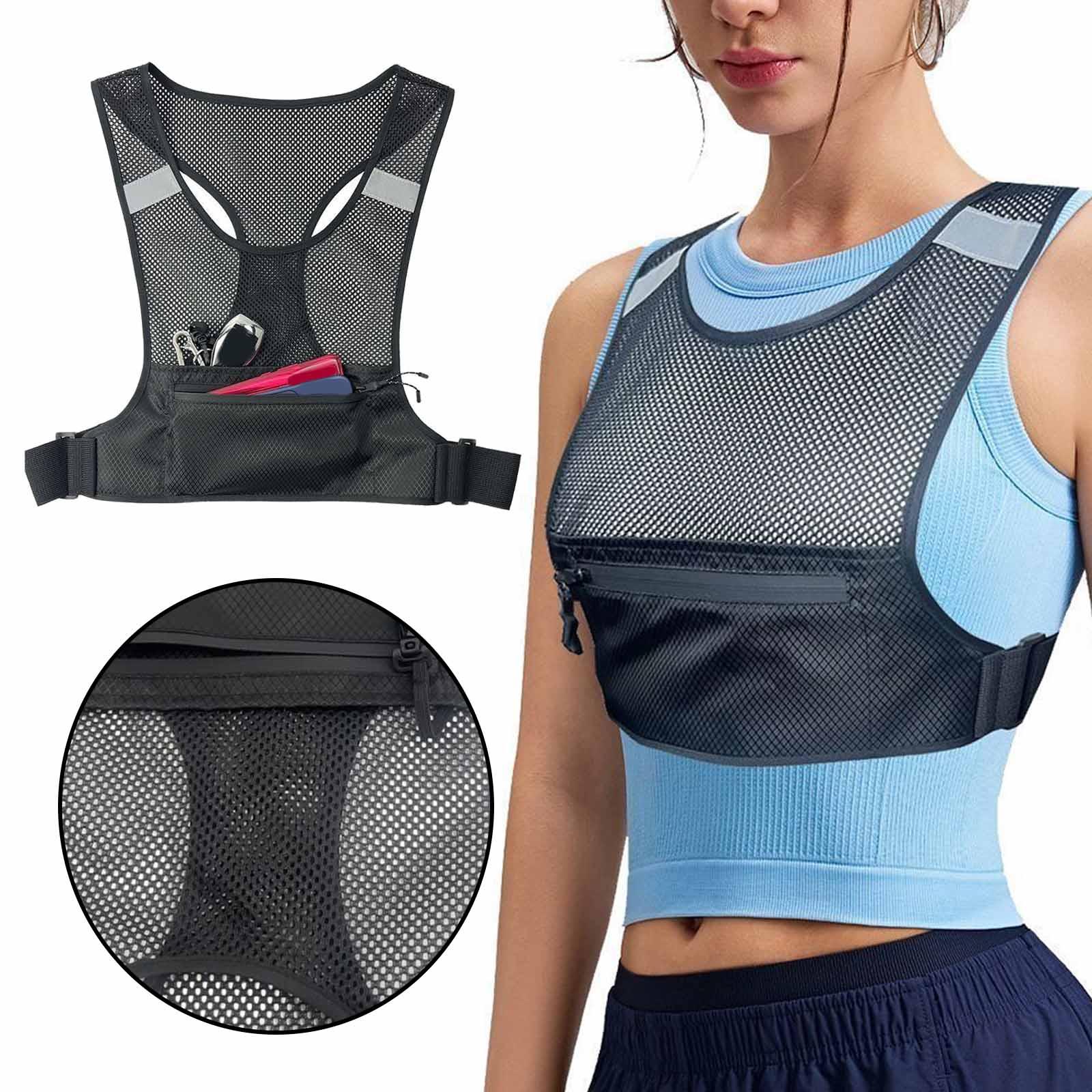 Lightweight Breathable Running - Reflective Cycling Vest avaliação e preço
