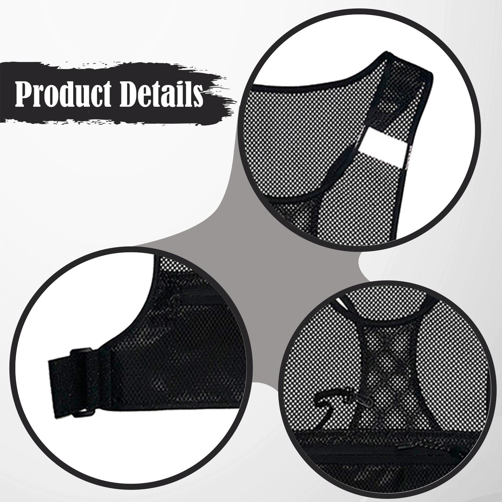 Lightweight Breathable Running - Reflective Cycling Vest avaliação e preço