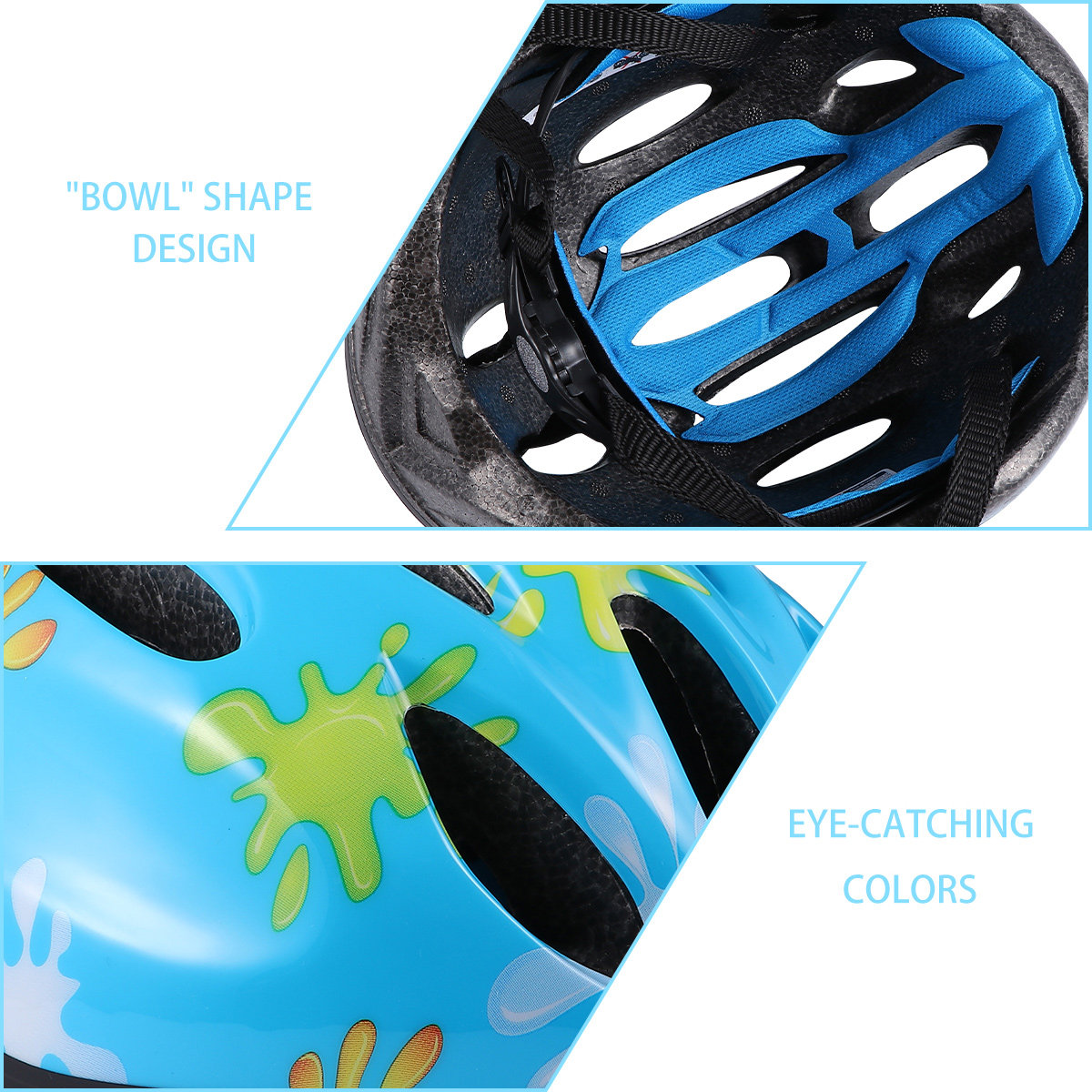 1Pcs Children Safety Skate Blu - Cycling Protective Gear Kids avaliação e preço