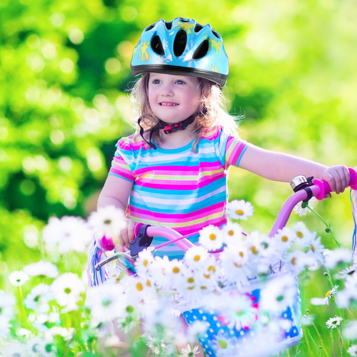 1Pcs Children Safety Skate Blu - Cycling Protective Gear Kids avaliação e preço