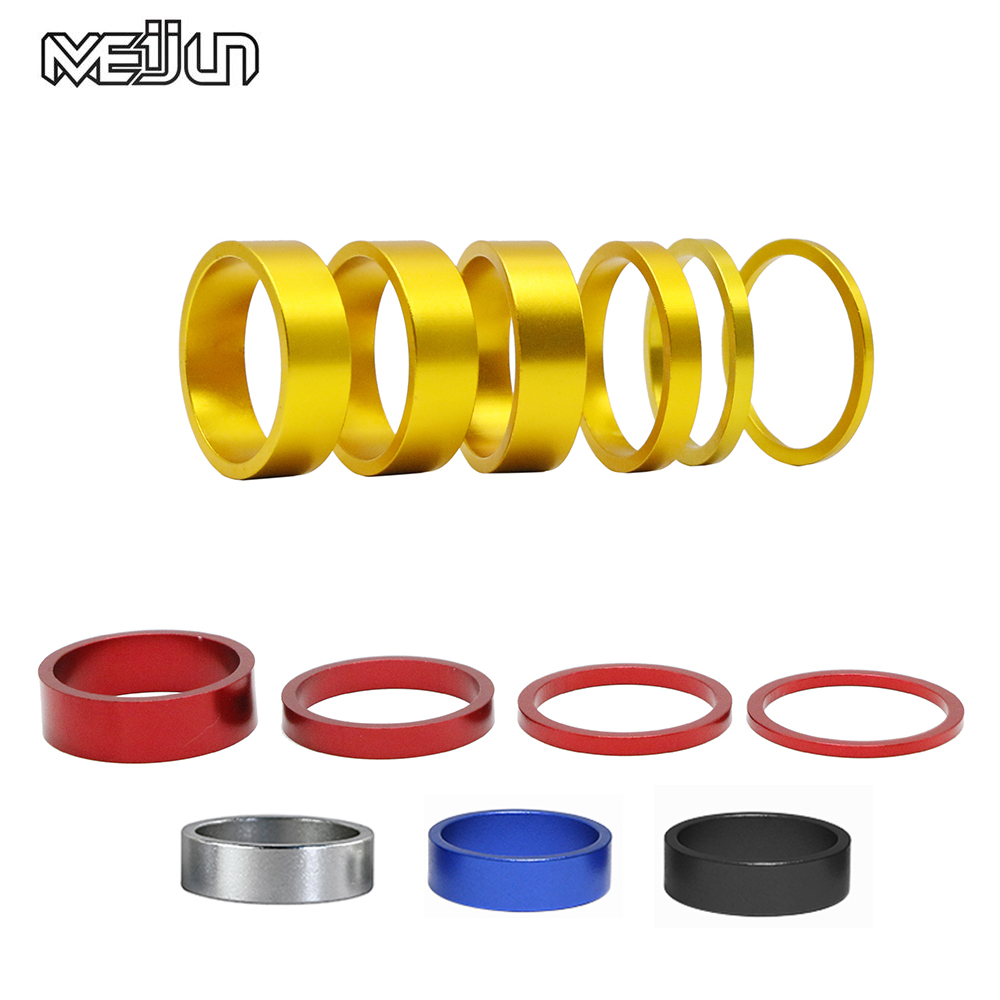 6Pcs/Set 10mm MTB Road Bike St - Bike Stem Riser avaliação e preço