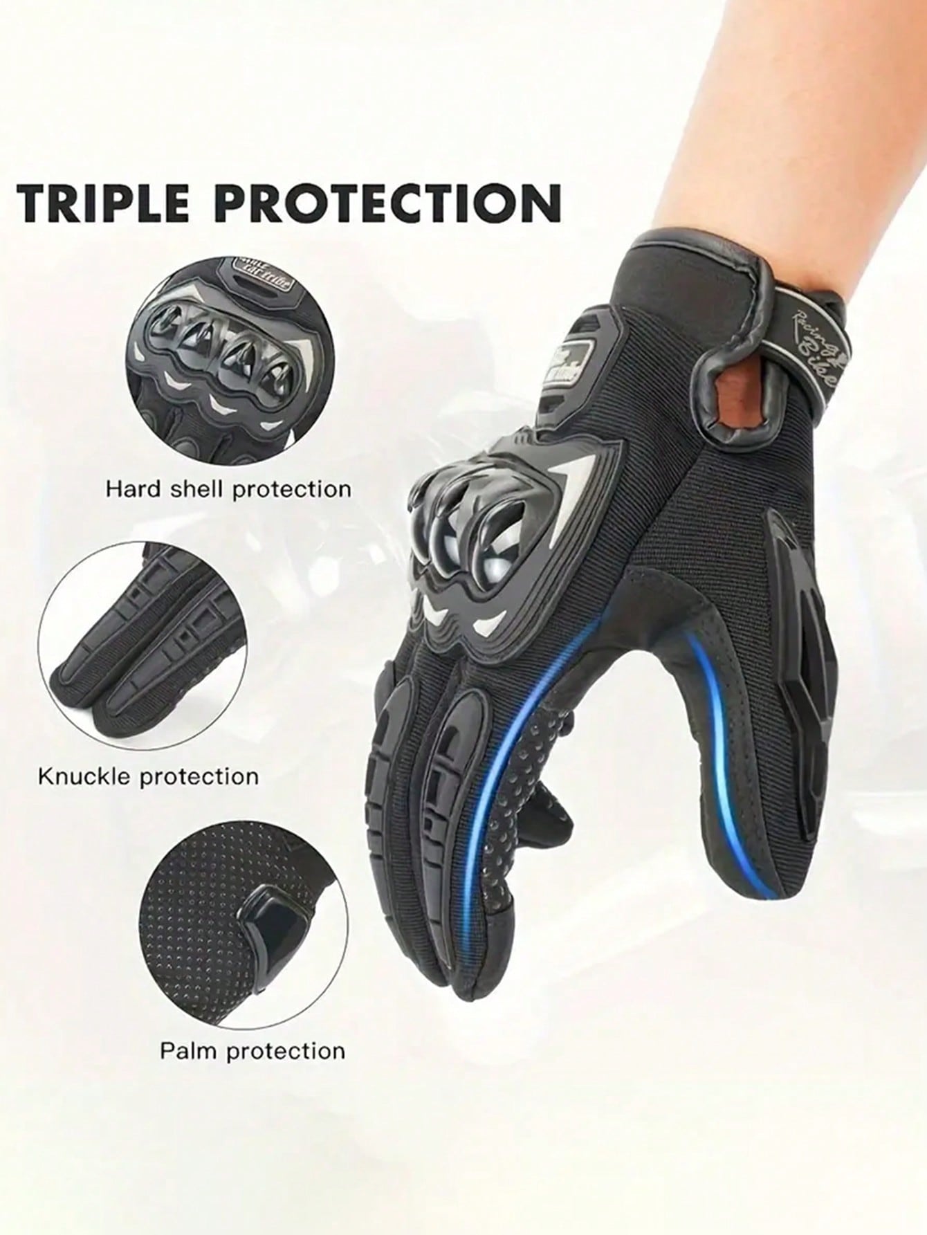 Warm black touch screen motorc - Cycling Gear To Keep You Warm avaliação e preço