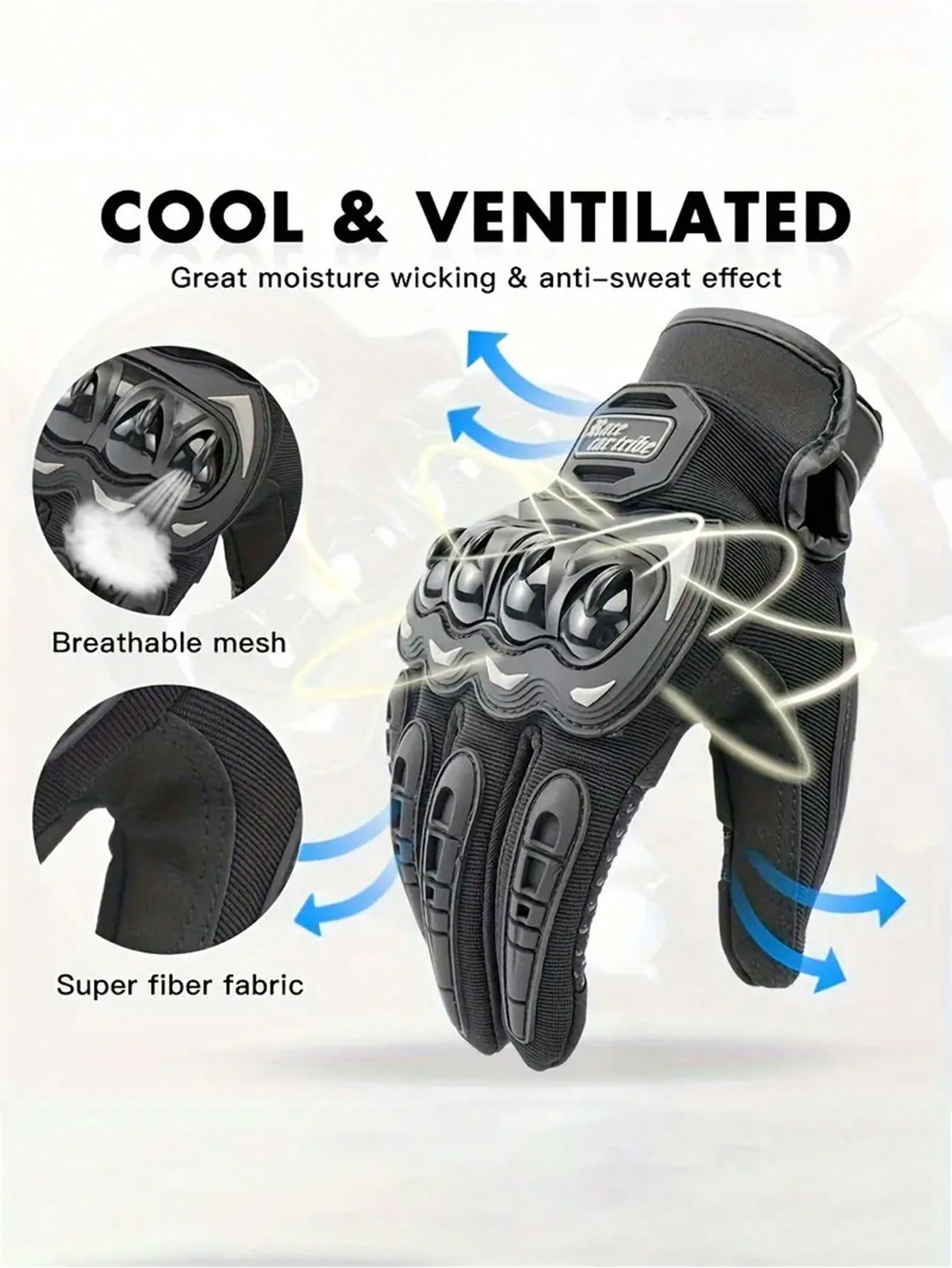 Warm black touch screen motorc - Cycling Gear To Keep You Warm avaliação e preço