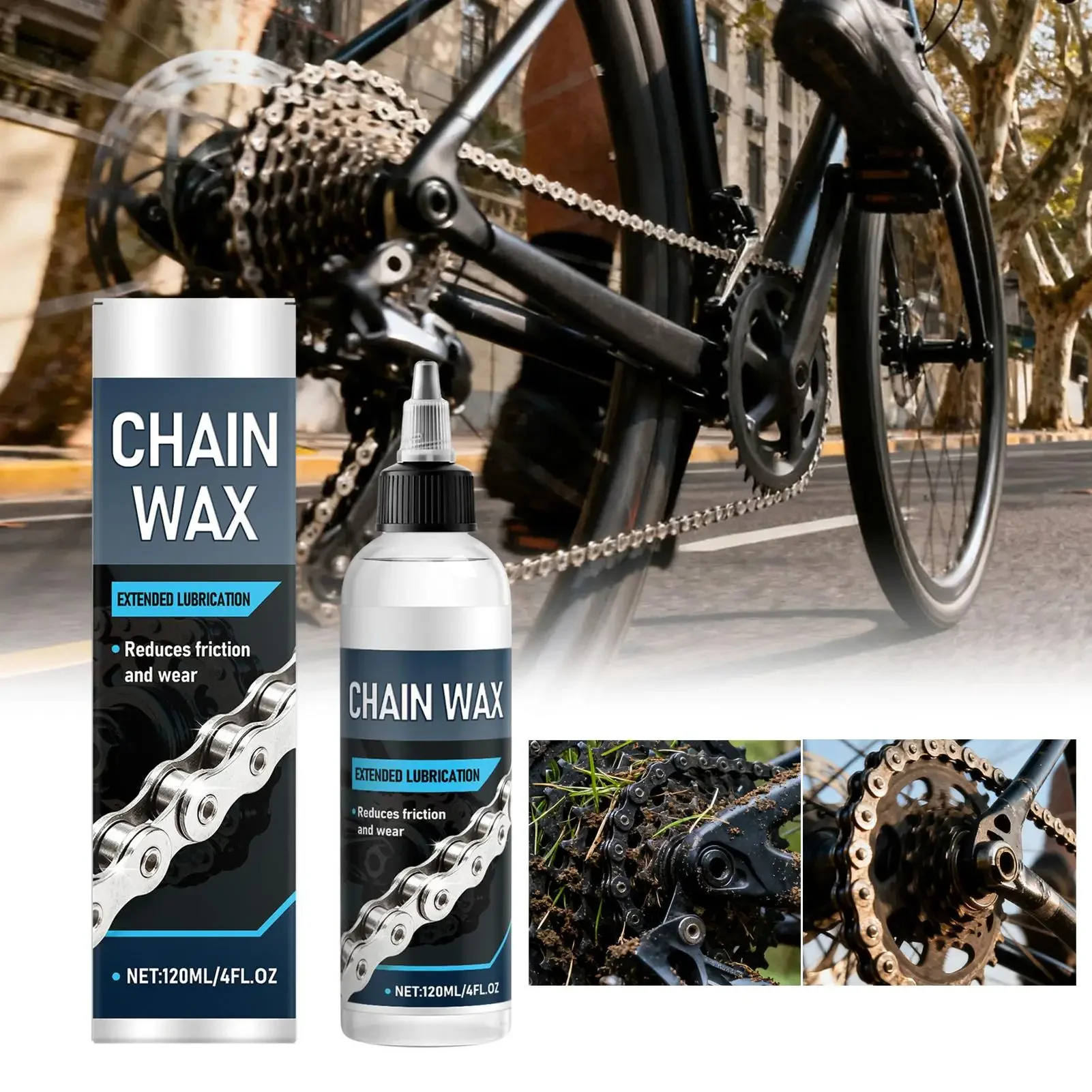 120ml Wax Based Bike Chain Lub - Bike Chain Cleaner avaliação e preço
