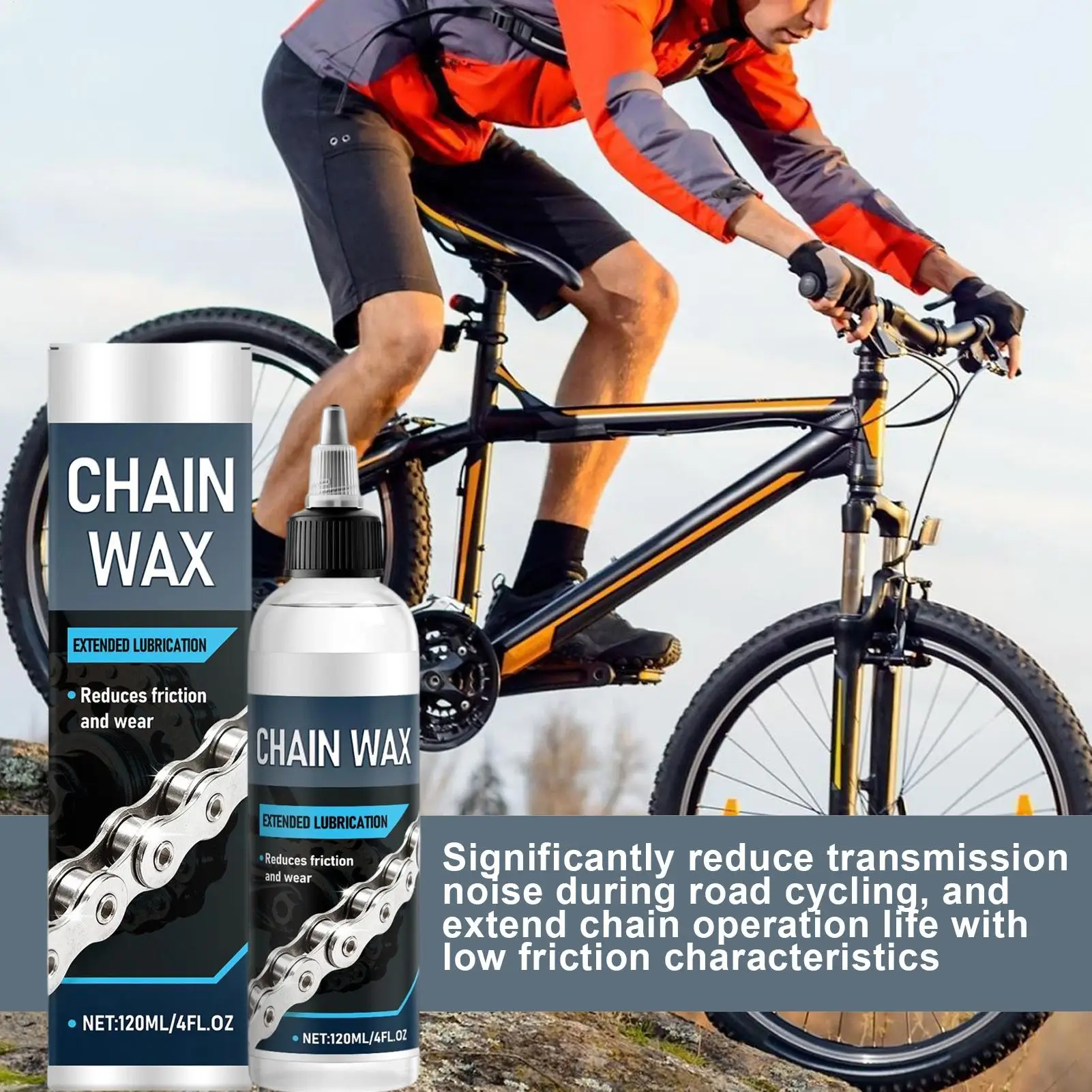 120ml Wax Based Bike Chain Lub - Bike Chain Cleaner avaliação e preço