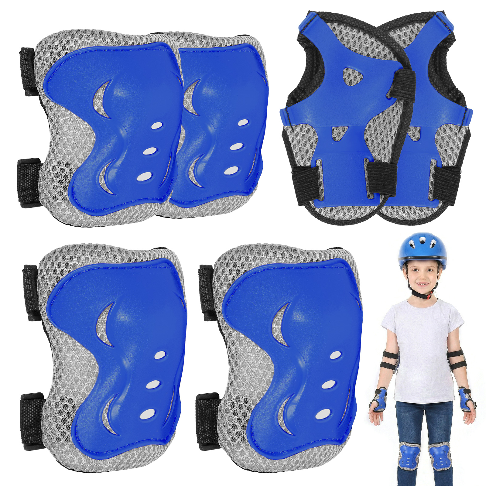 6 in 1 Knee Pads and Elbow Pad - Cycling Protective Gear Kids avaliação e preço