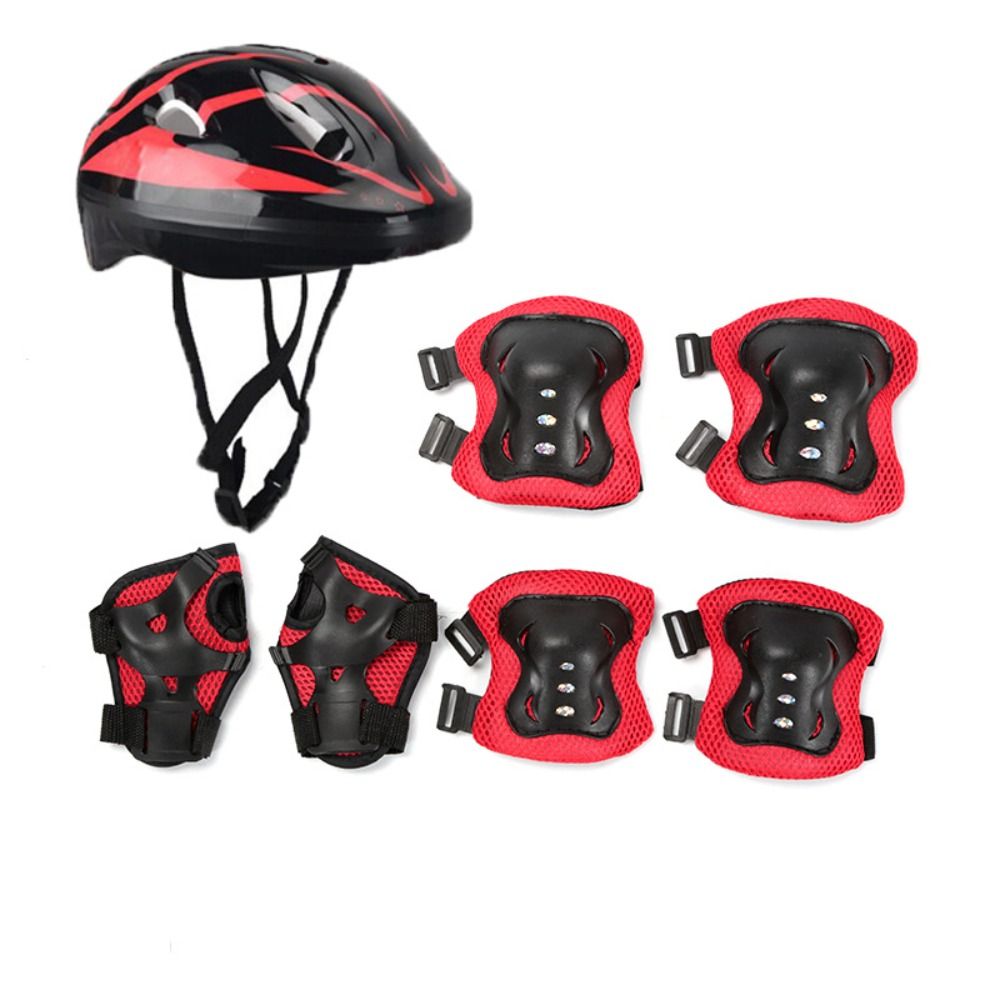 Kids Helmet Knee Elbow Pads Wr - Cycling Protective Gear Kids avaliação e preço