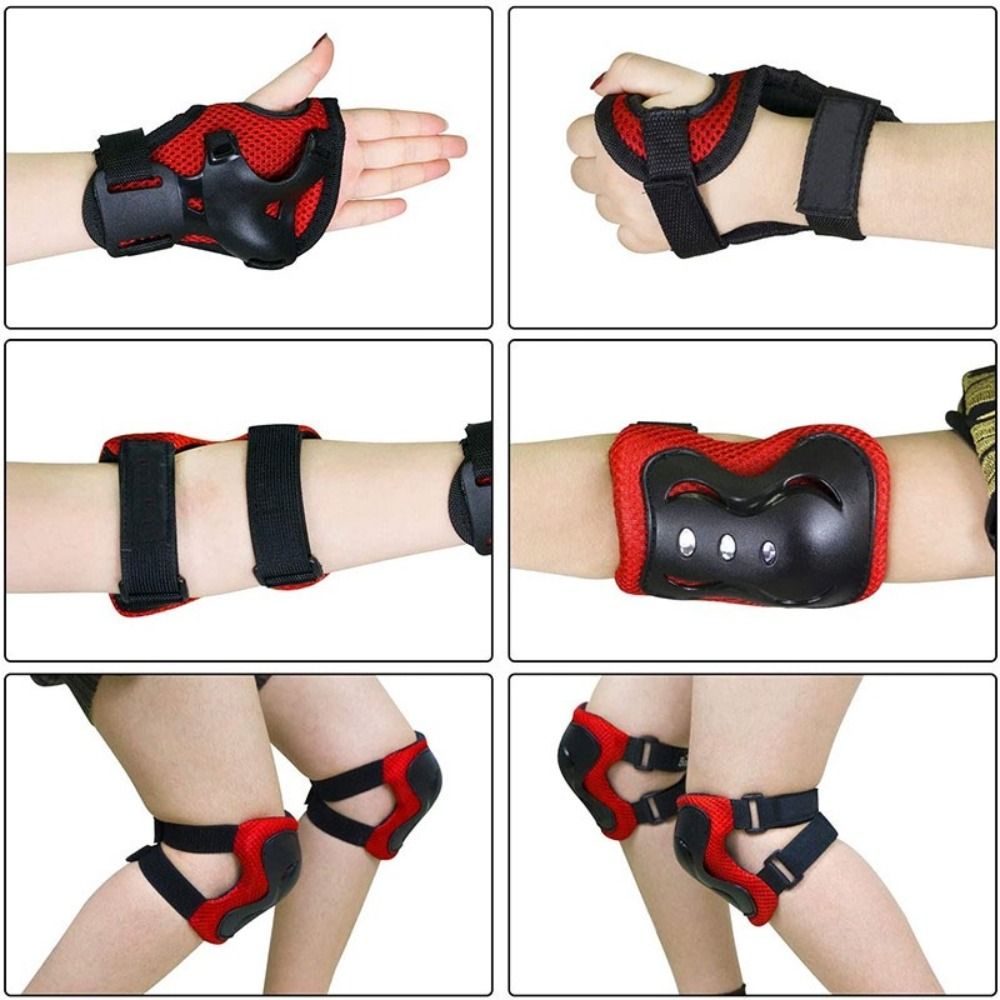 Kids Helmet Knee Elbow Pads Wr - Cycling Protective Gear Kids avaliação e preço