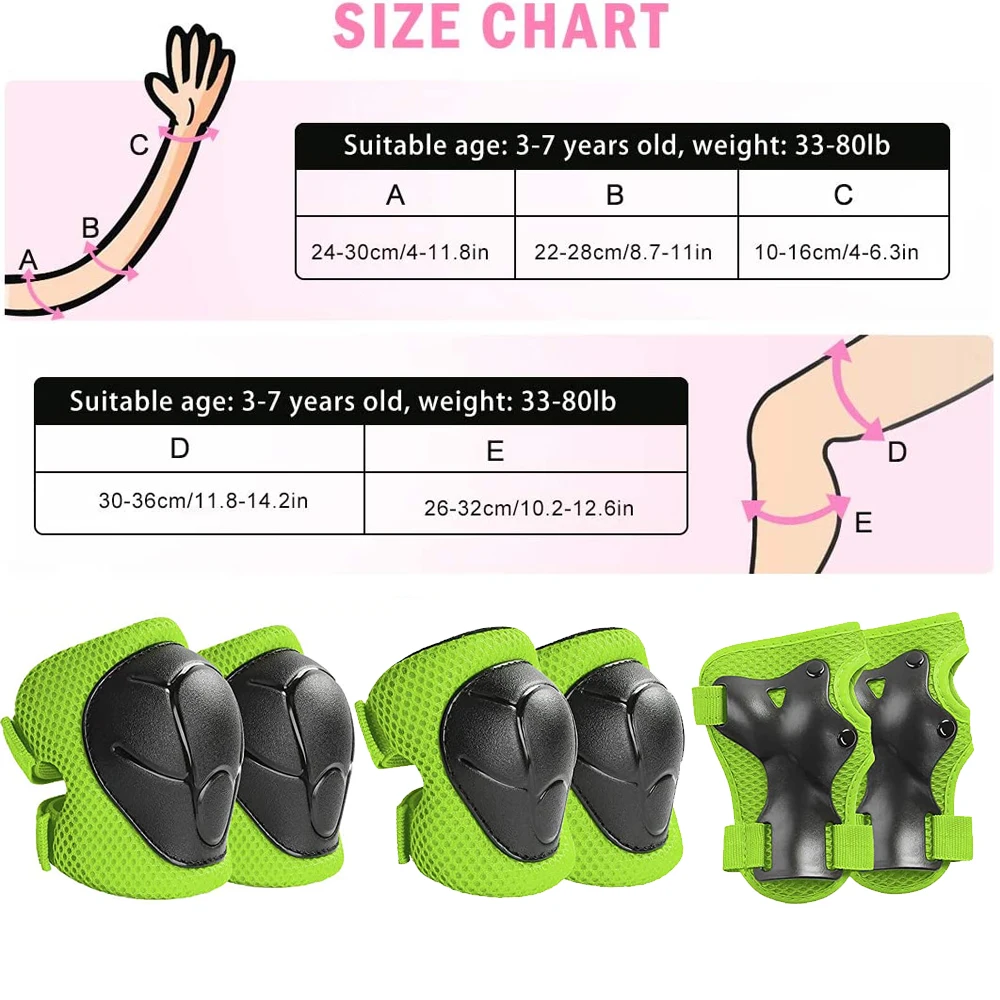 Kids Knee pads and Elbow Pads  - Cycling Protective Gear Kids avaliação e preço