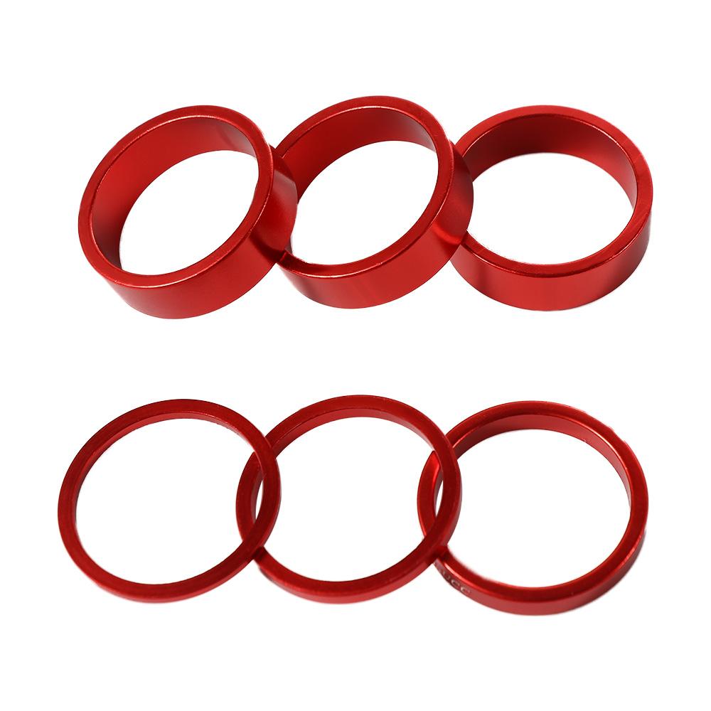 6pcs/set Headset Riser Aluminu - Bike Stem Riser avaliação e preço