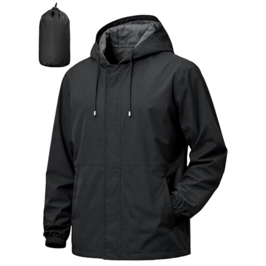 UIQUR Men's Rain Jacket Waterp - Cycling Gear Rain avaliação e preço