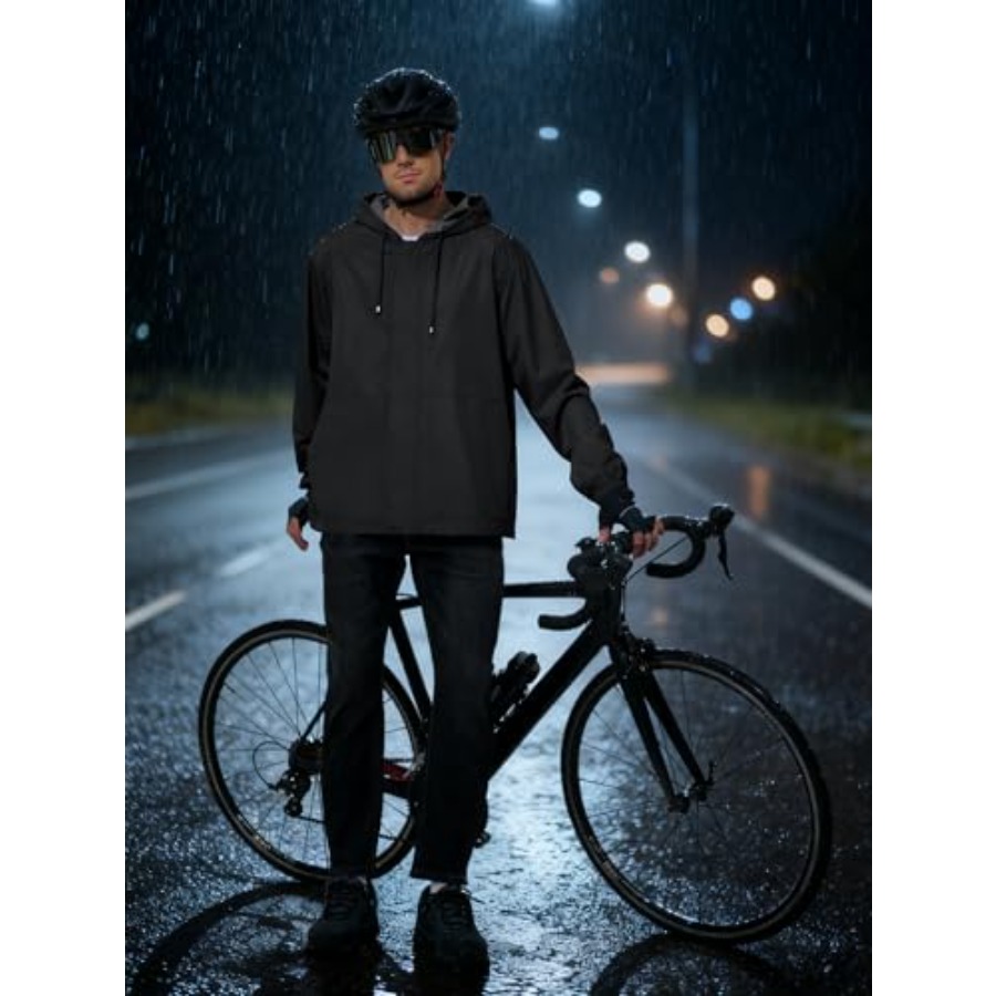 UIQUR Men's Rain Jacket Waterp - Cycling Gear Rain avaliação e preço