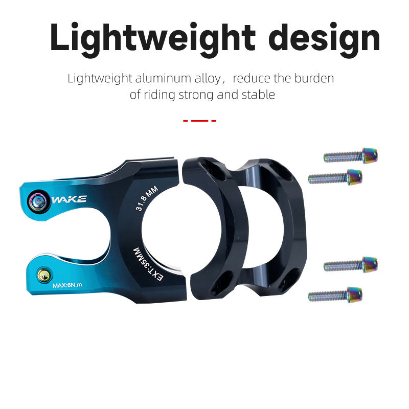 WAKE Bicycle Stem 31.8mm 35mm  - Bike Stem Riser avaliação e preço