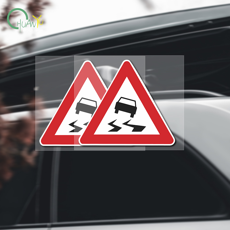 Traffic warning sticker, slipp - Cycling Gear Indoor avaliação e preço