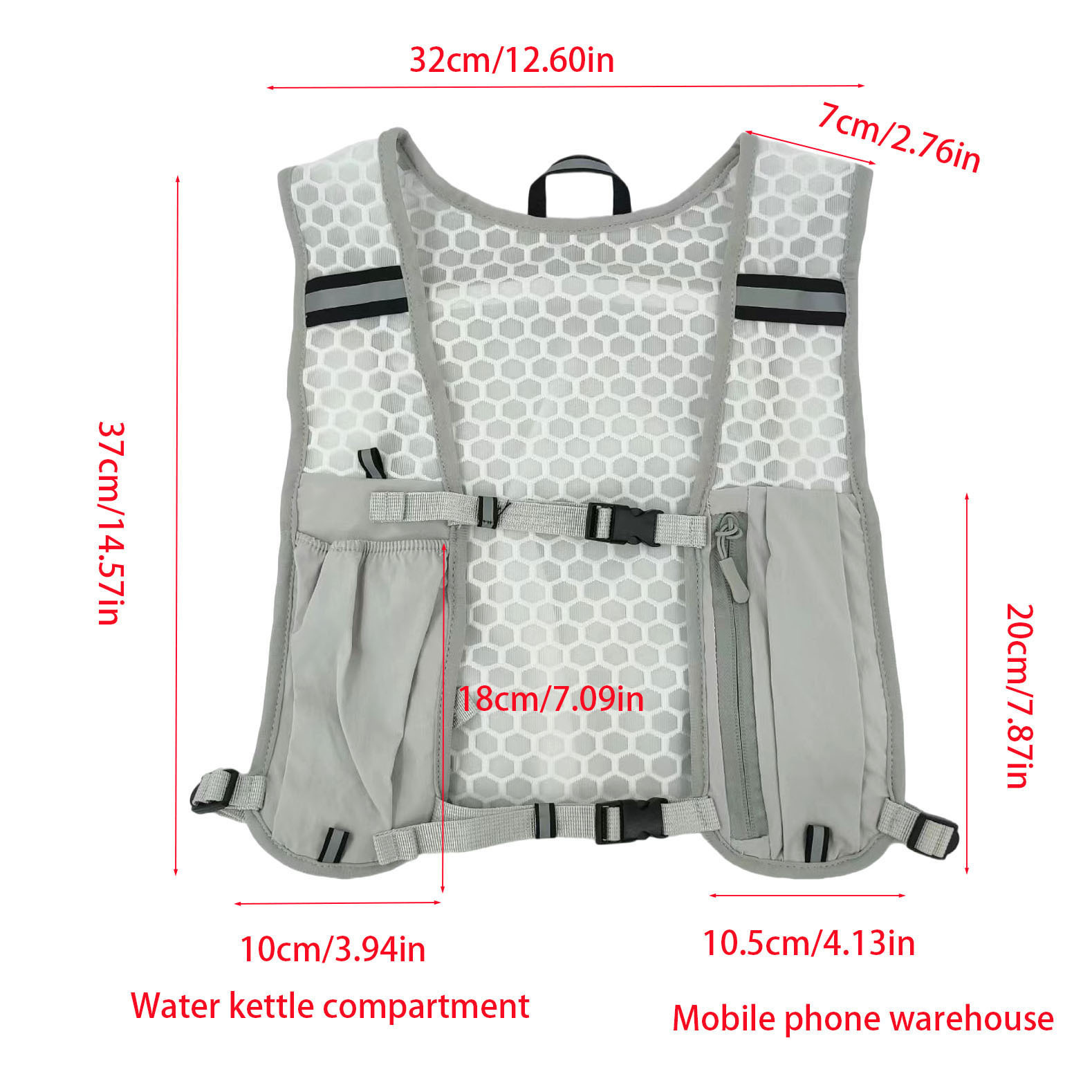 Lightweight Outdoor Mountainee - Reflective Cycling Vest avaliação e preço