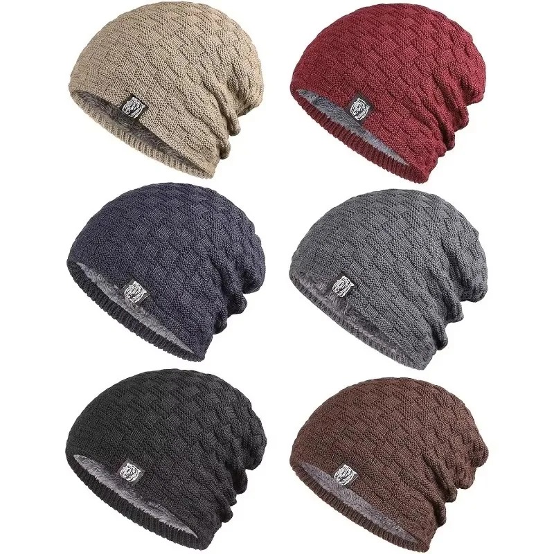 Mens Plush Lining Beanie Winte - Cycling Gear To Keep You Warm avaliação e preço