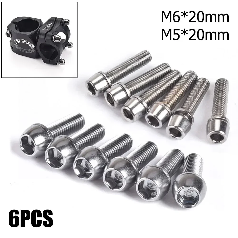 6pcs/set Bicycle Handlebar Scr - Bike Stem Riser avaliação e preço