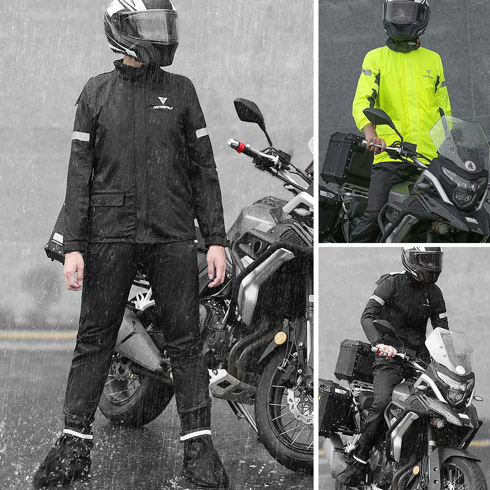 Men Motorcycle Rain Suit Outdo - Cycling Gear Rain avaliação e preço