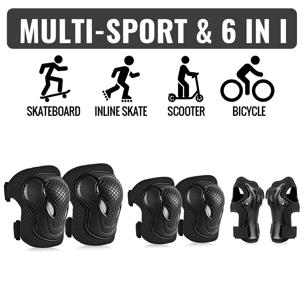 GOMOREON 6Pcs/Set Kids Safety  - Cycling Protective Gear Kids avaliação e preço