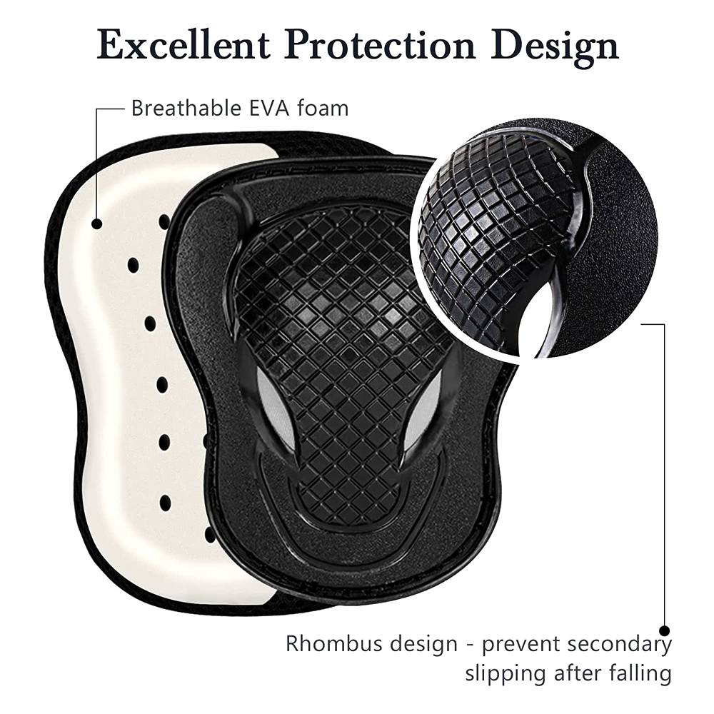 GOMOREON 6Pcs/Set Kids Safety  - Cycling Protective Gear Kids avaliação e preço