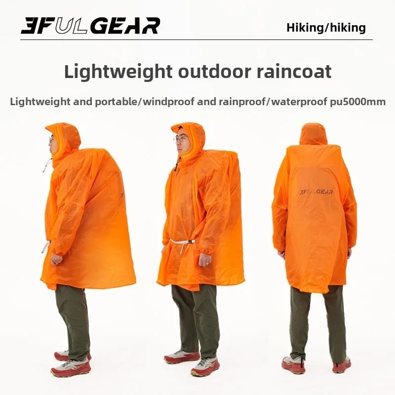 Ultralight Rain Poncho 3F UL G - Cycling Gear Rain avaliação e preço